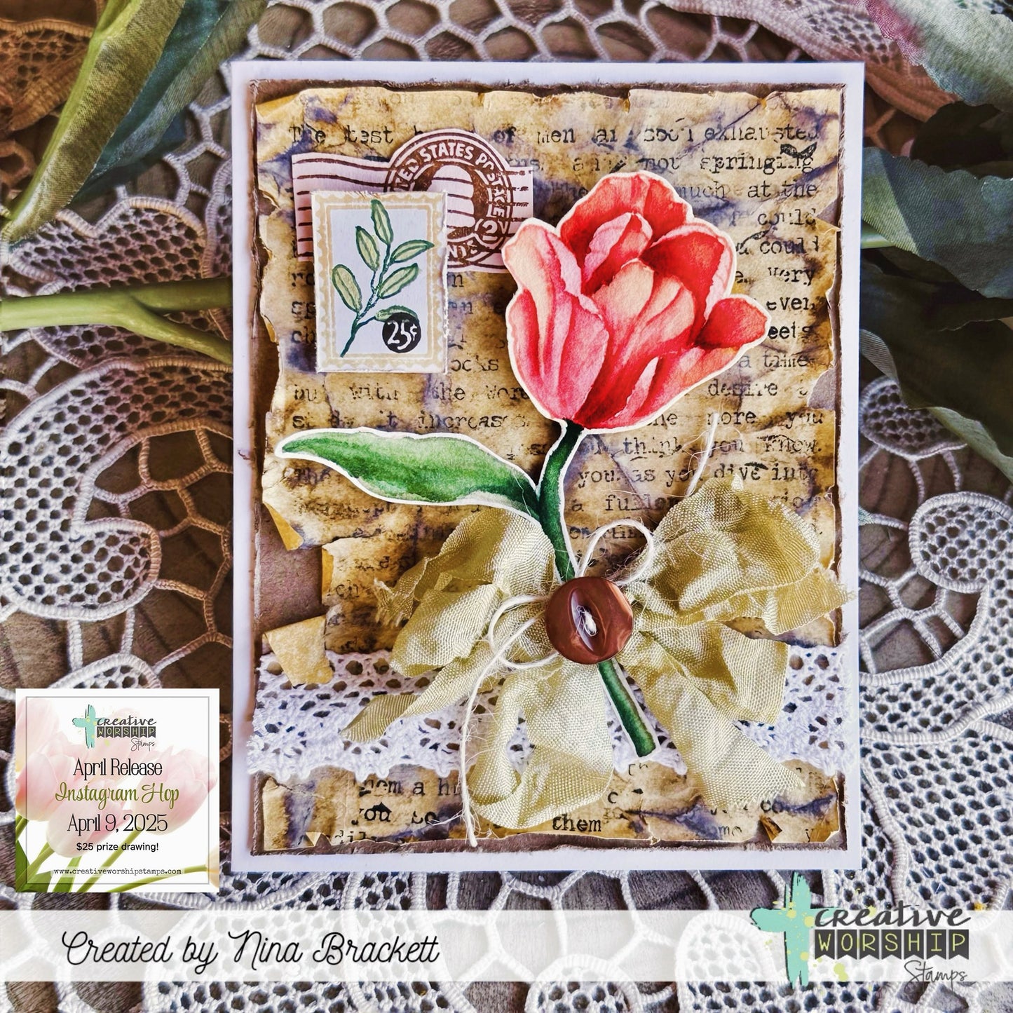 Blooming Tulips Clear Stamp Set