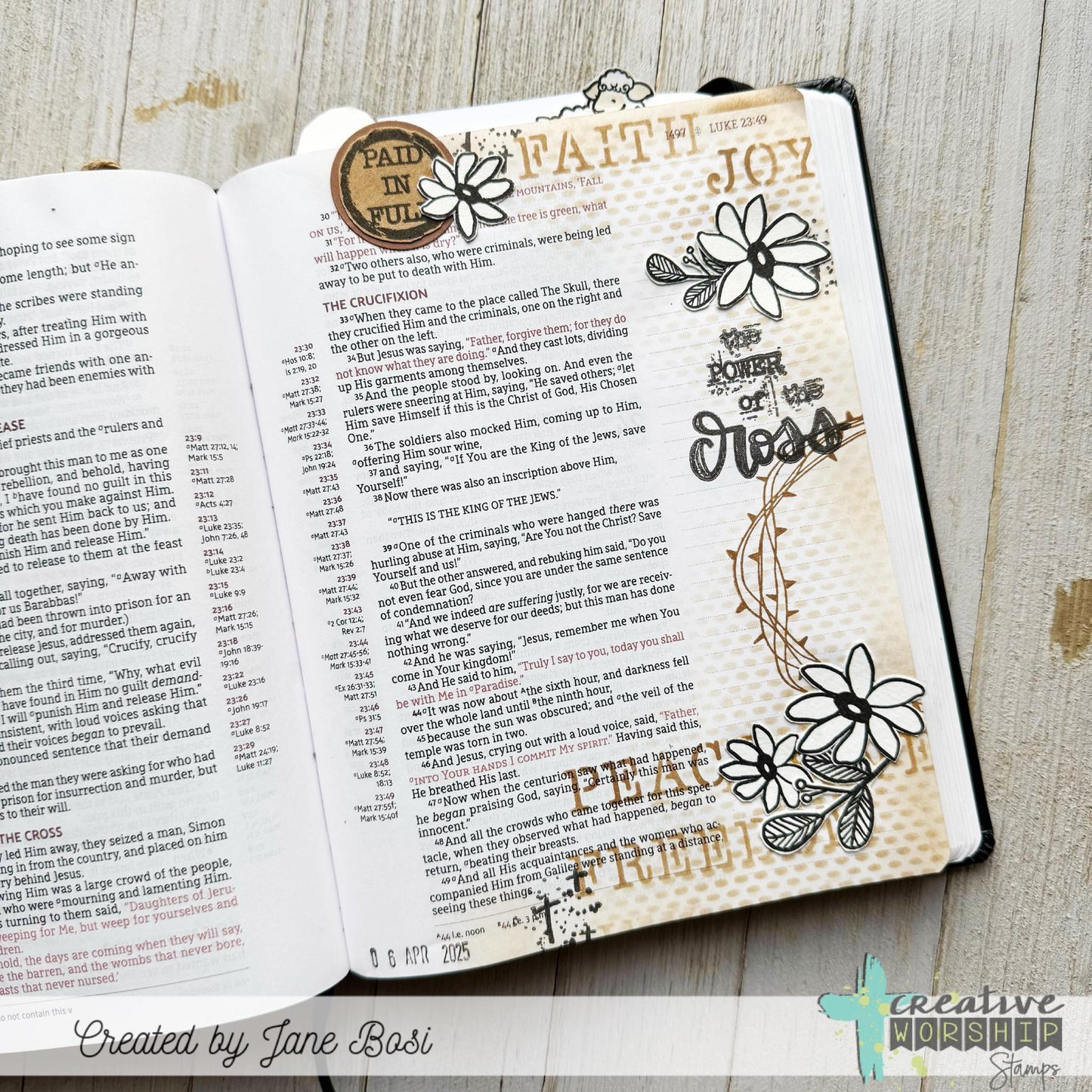 He Proved His Love Clear Stamp Set