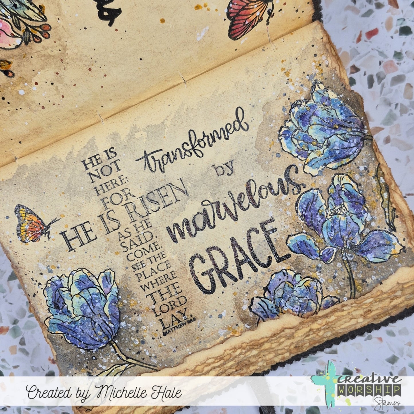 Scripture Crosses Clear Stamp Set