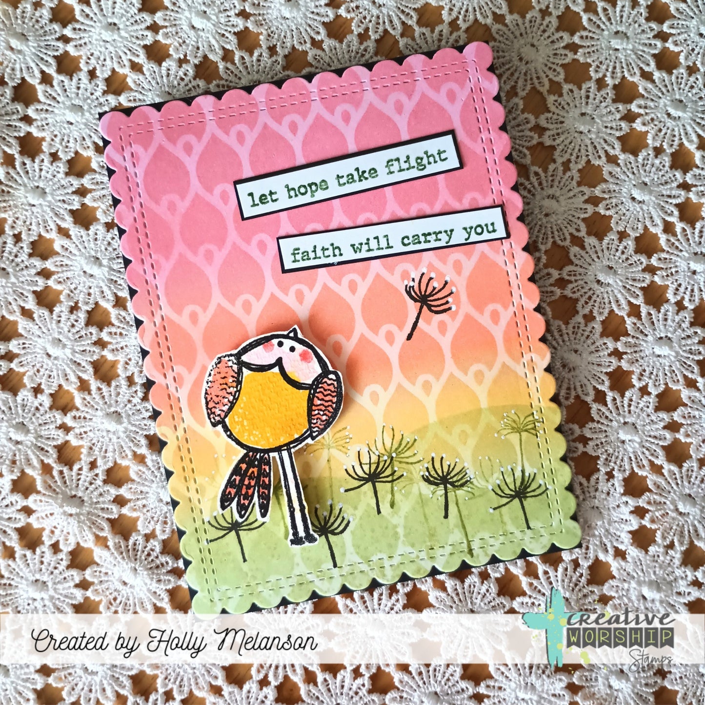 Cheery Birds & Buds Clear Stamp Set