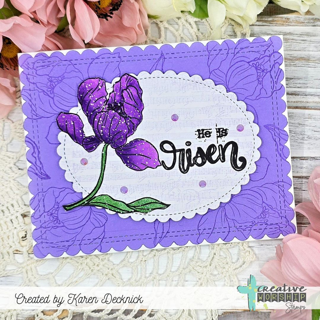 He Proved His Love Clear Stamp Set