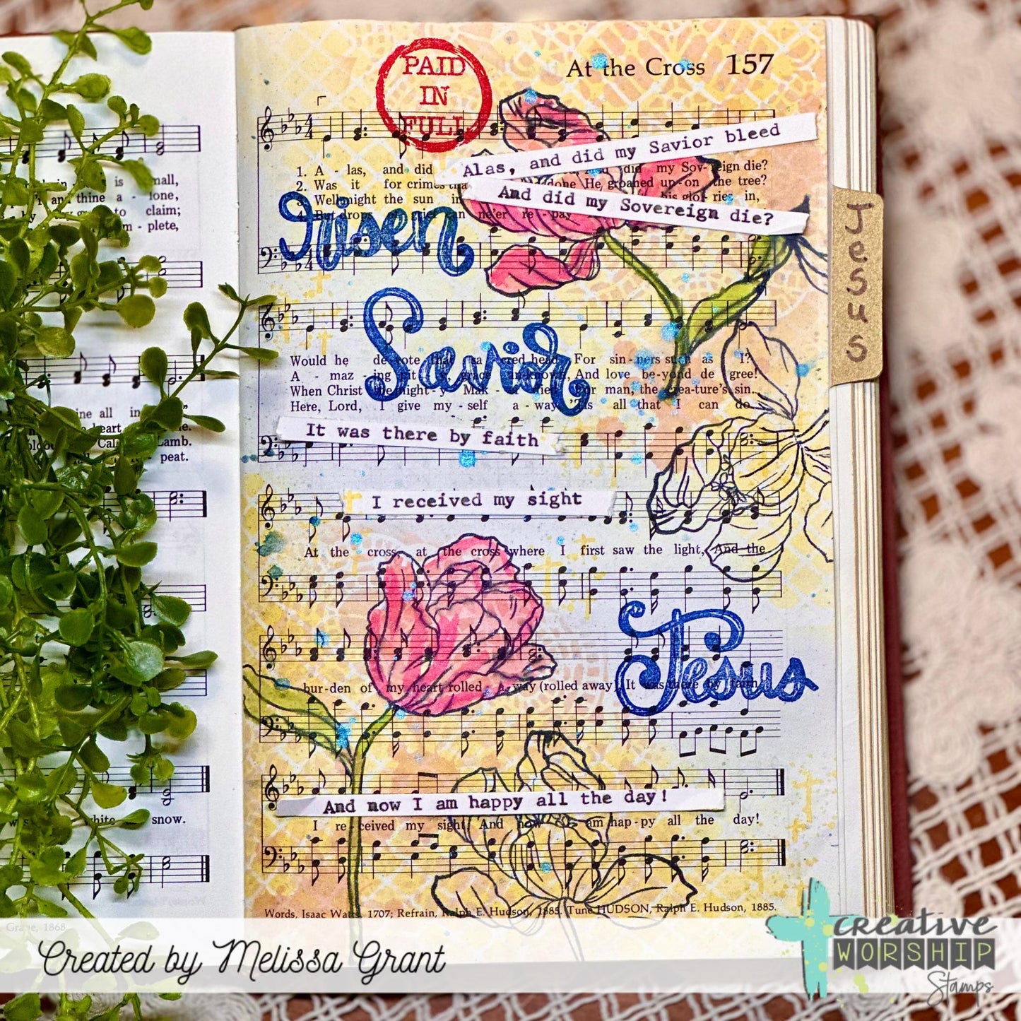 He Proved His Love Clear Stamp Set