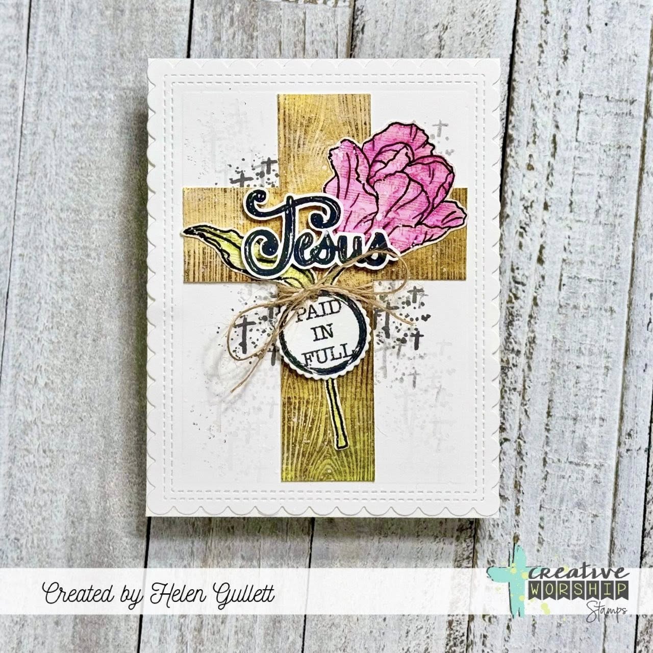 He Proved His Love Clear Stamp Set