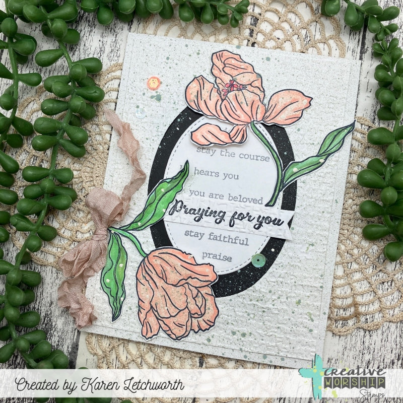 Blooming Tulips Clear Stamp Set