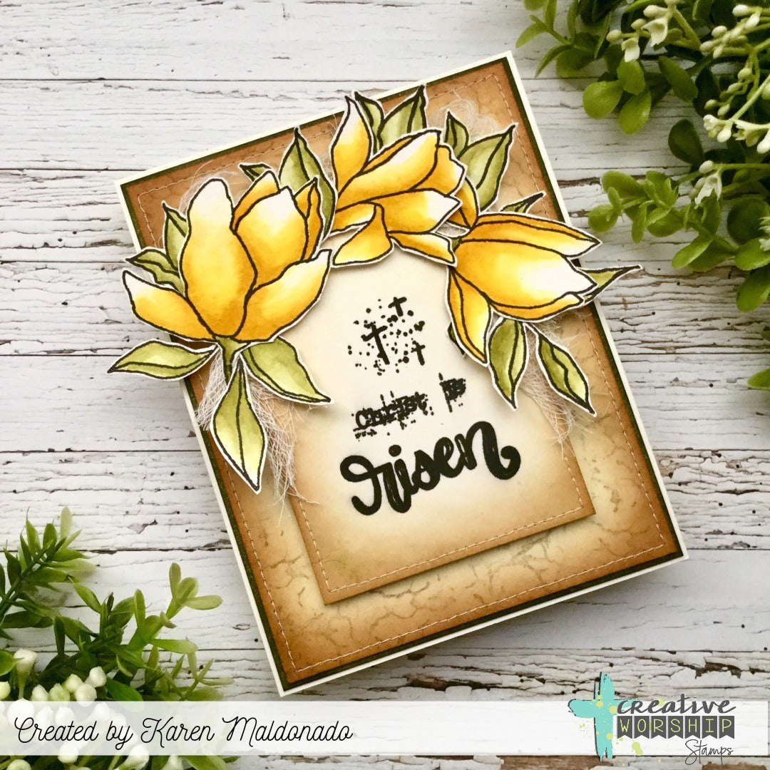 He Proved His Love Clear Stamp Set