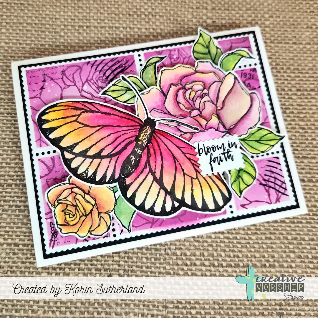 Butterfly Bliss Clear Stamp Set