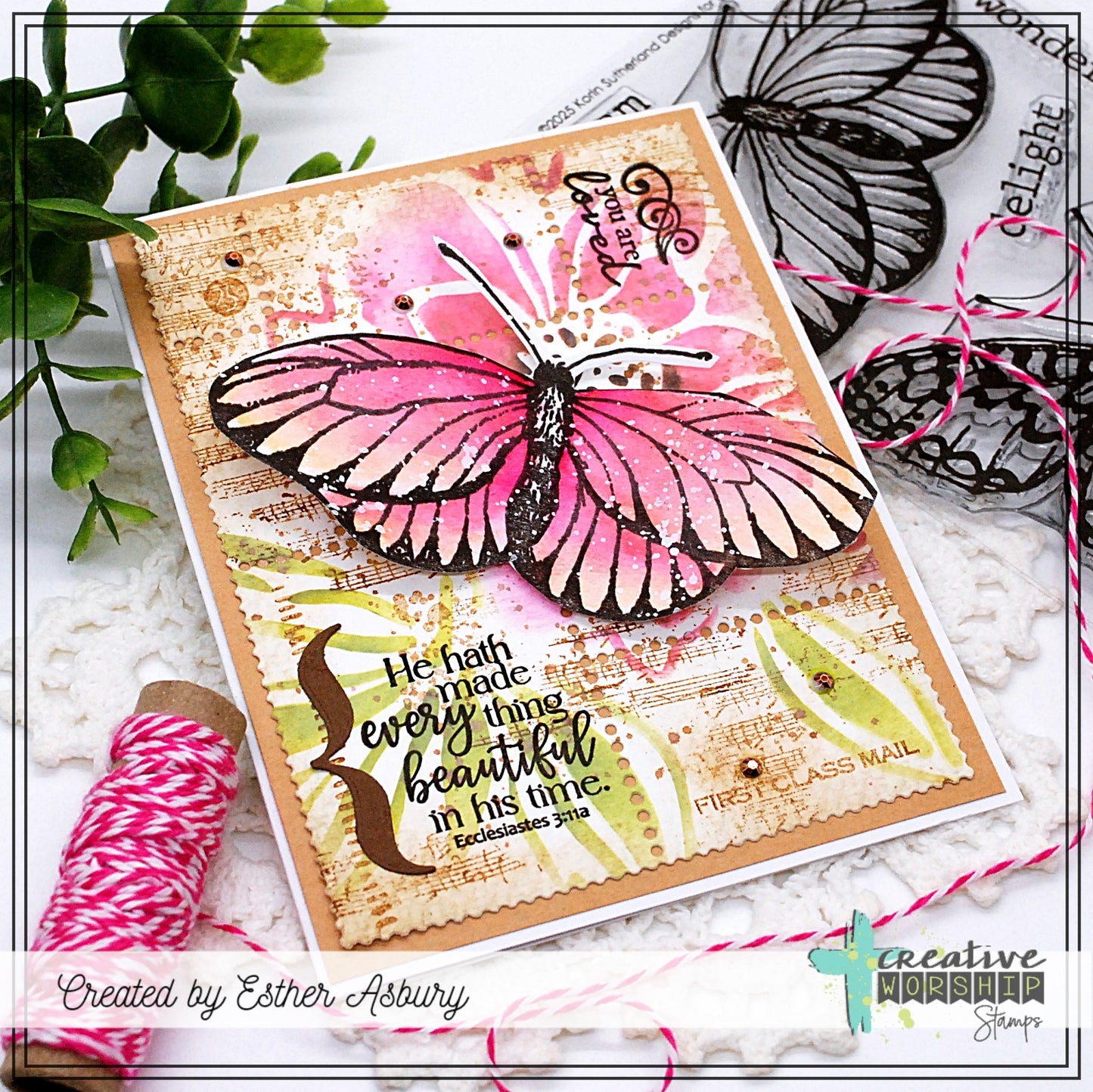Butterfly Bliss Clear Stamp Set