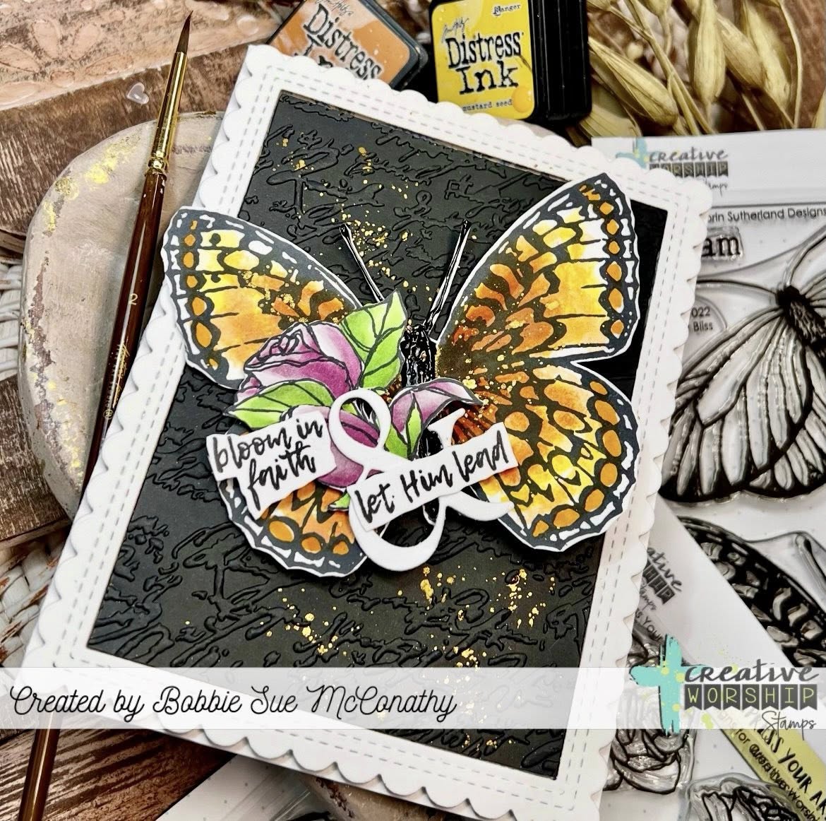 Butterfly Bliss Clear Stamp Set
