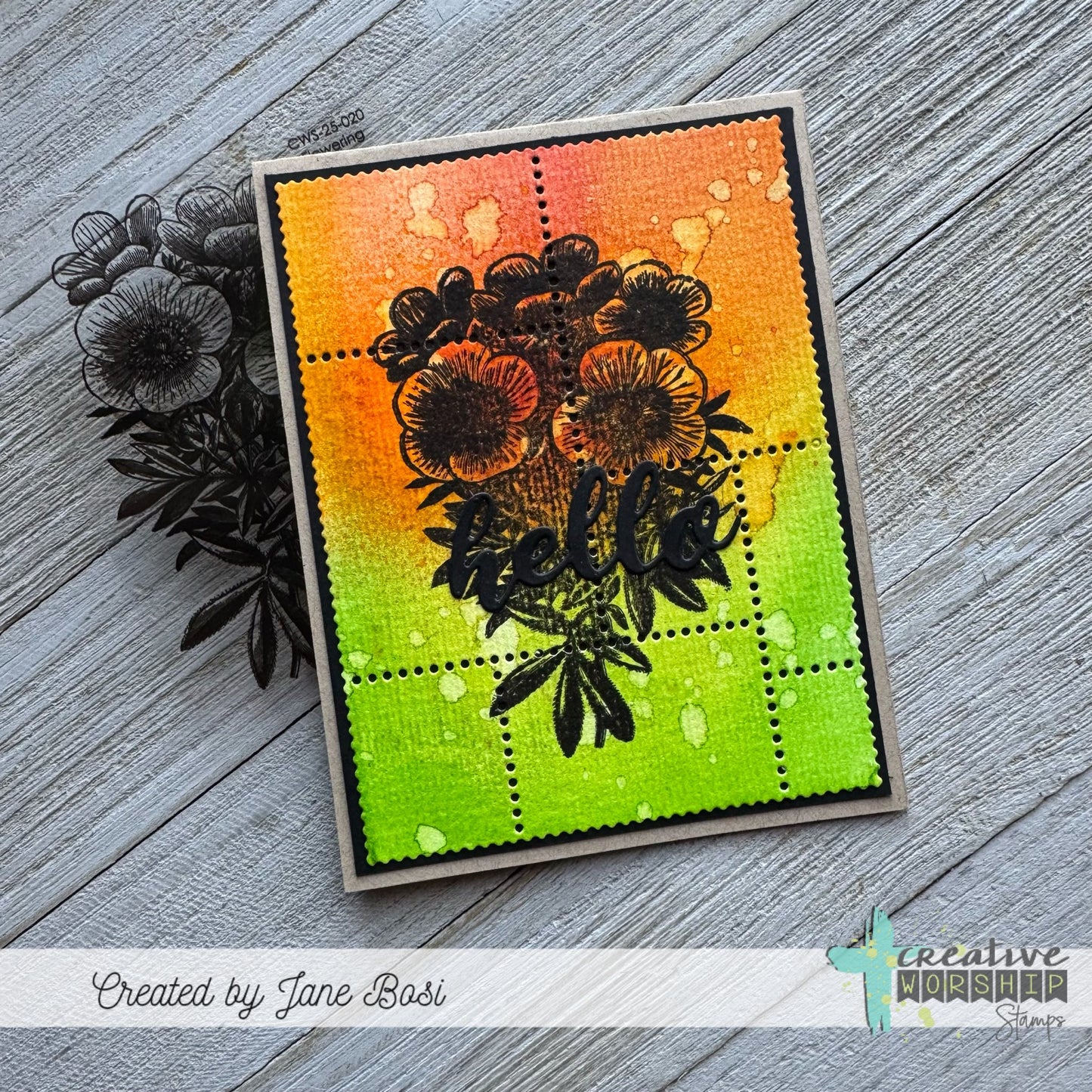 Postage Stamp Cover Plate Die Set
