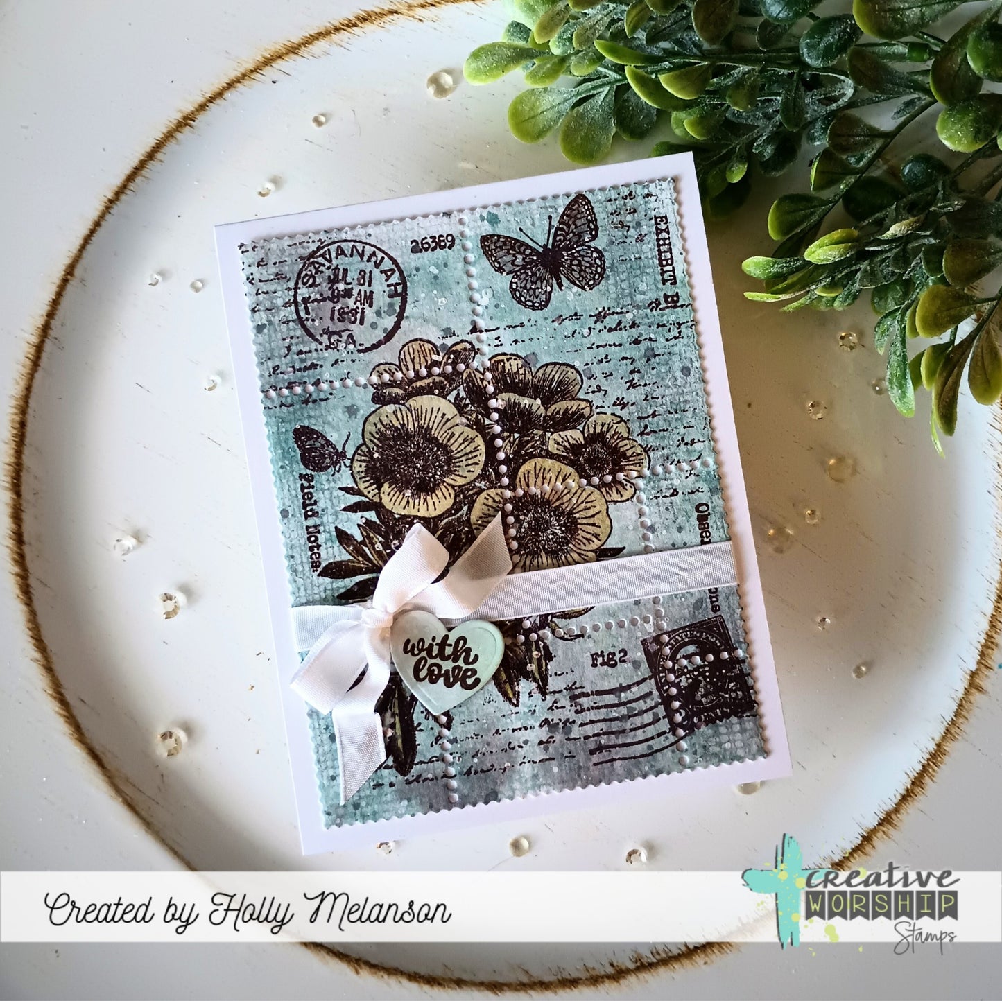 Postage Stamp Cover Plate Die Set