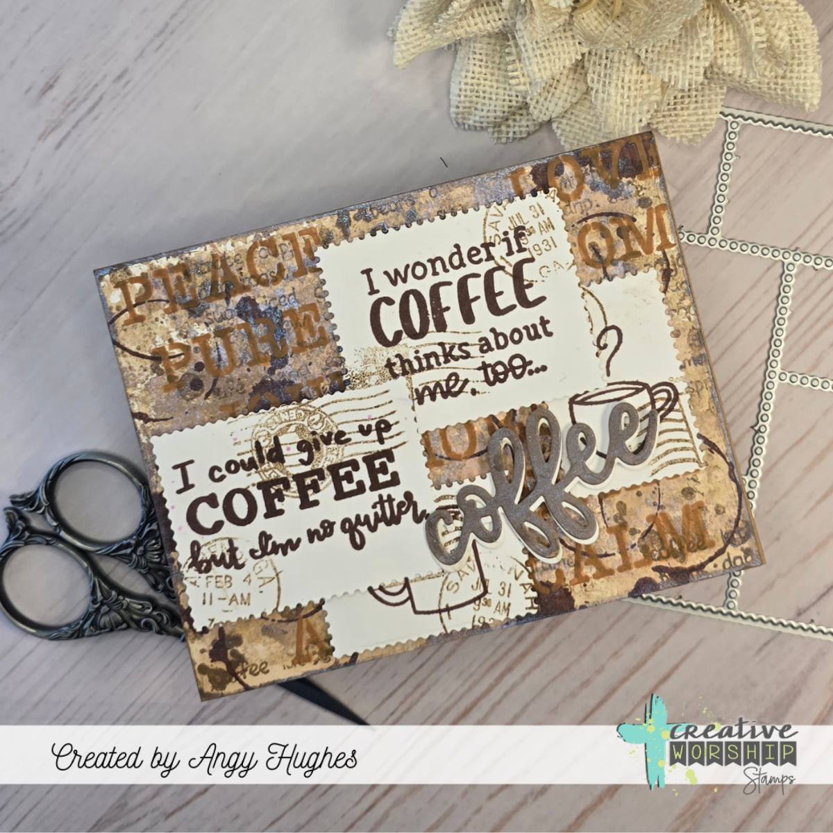 Coffee Talk Clear Stamp Set
