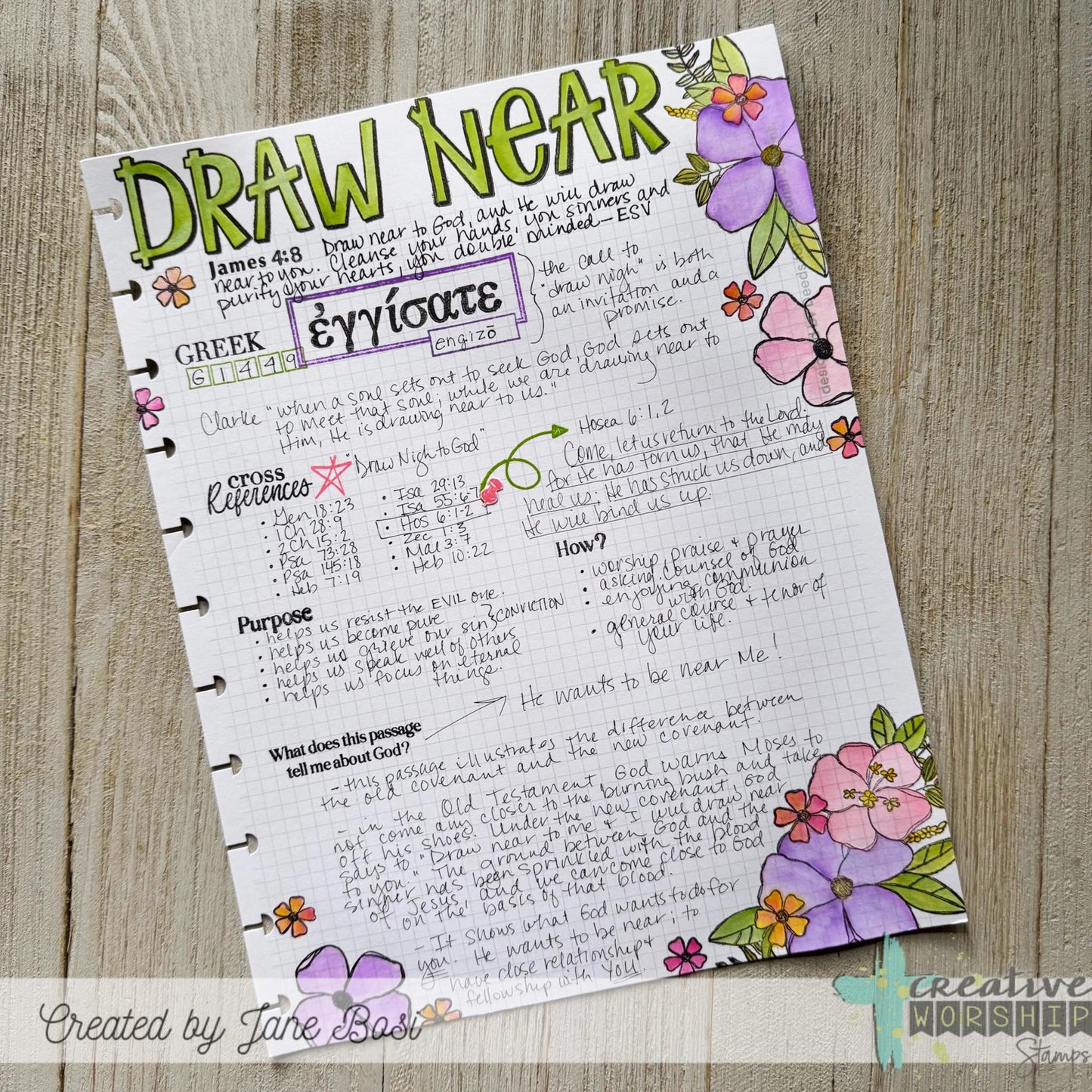 Word Mapping Clear Stamp Set