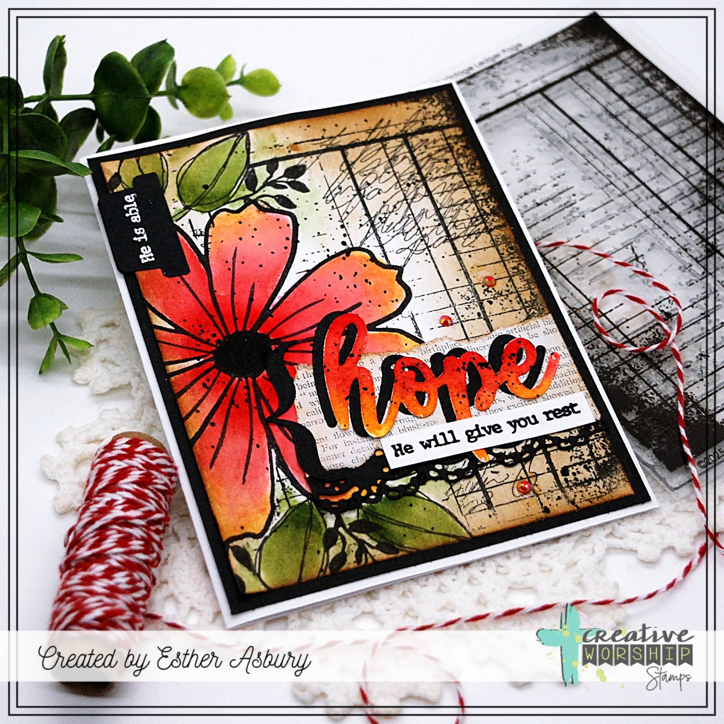 Cosmos Background Clear Stamp