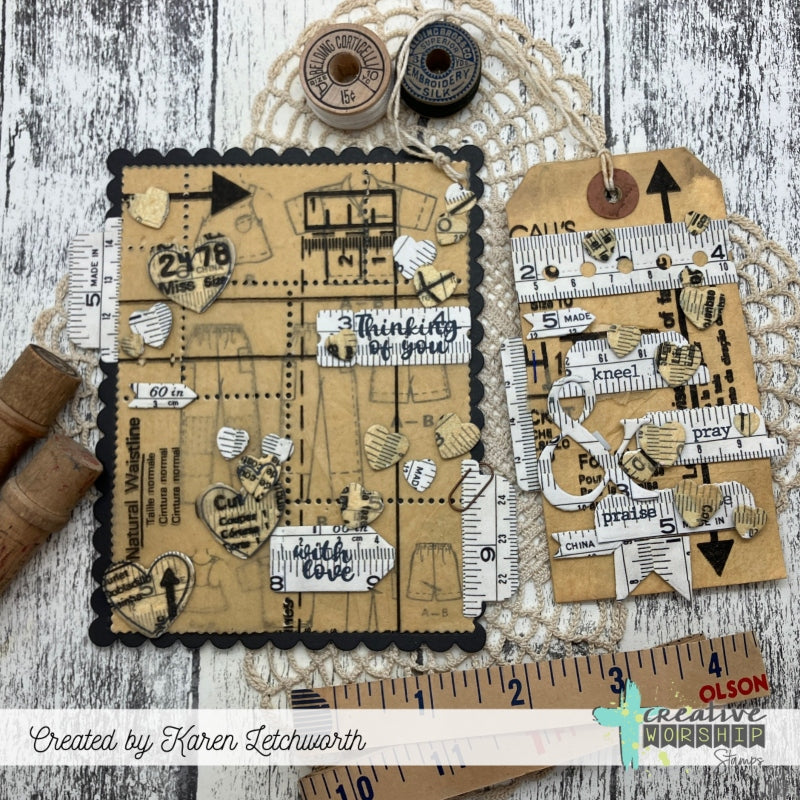 Postage Stamp Cover Plate Die Set