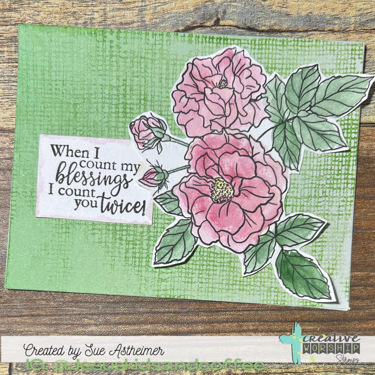 Cheesecloth Background Clear Stamp