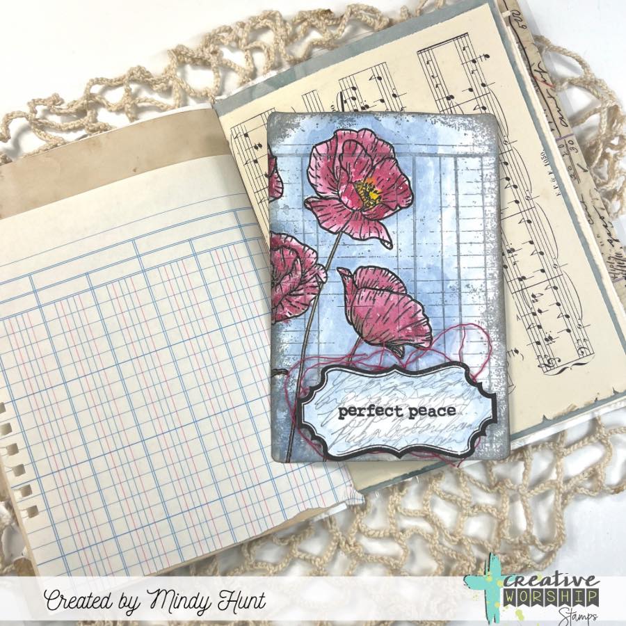 Vintage Ledger Page Clear Stamp