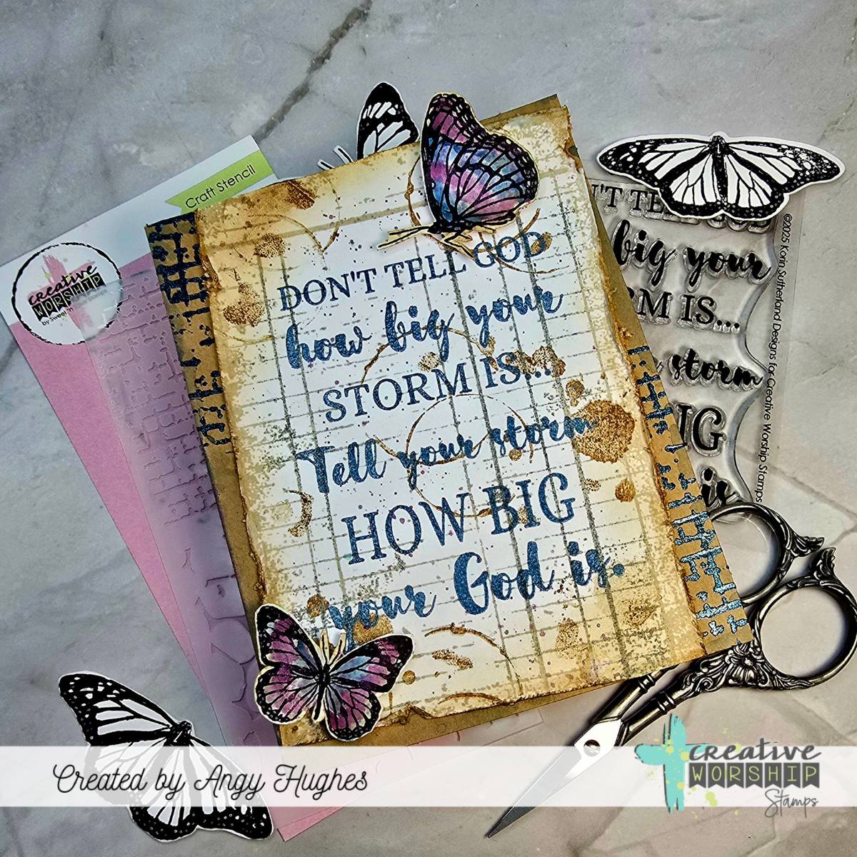 Texture Tiles 9 Clear Stamp Set