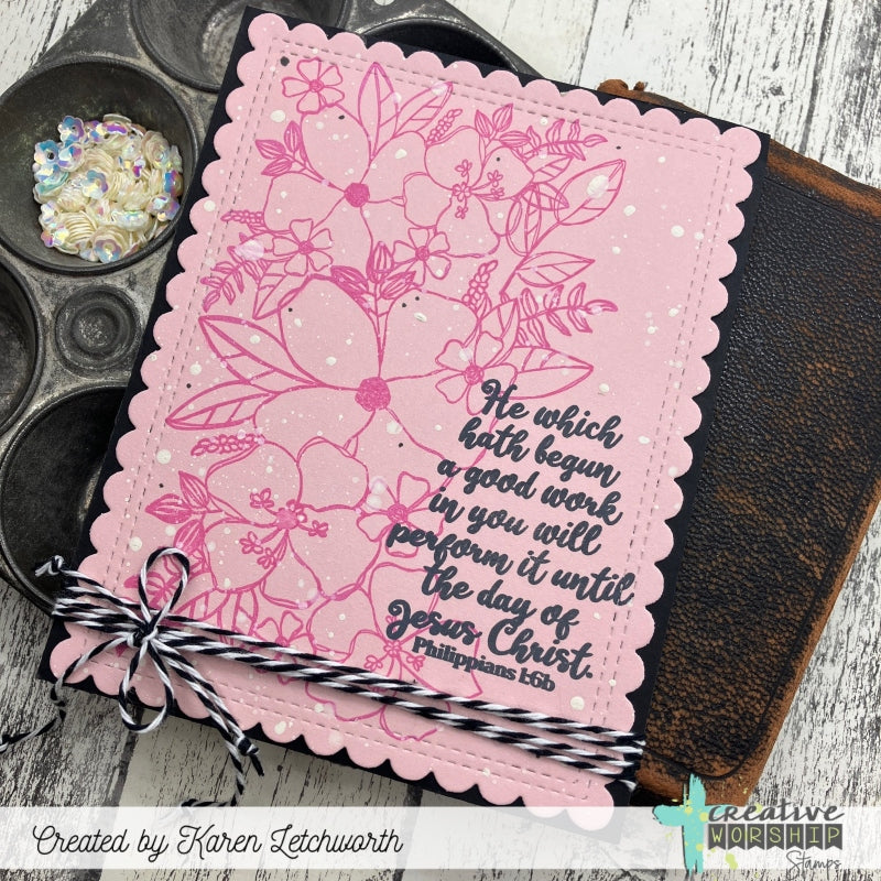 Bloom With Grace Clear Stamp Set