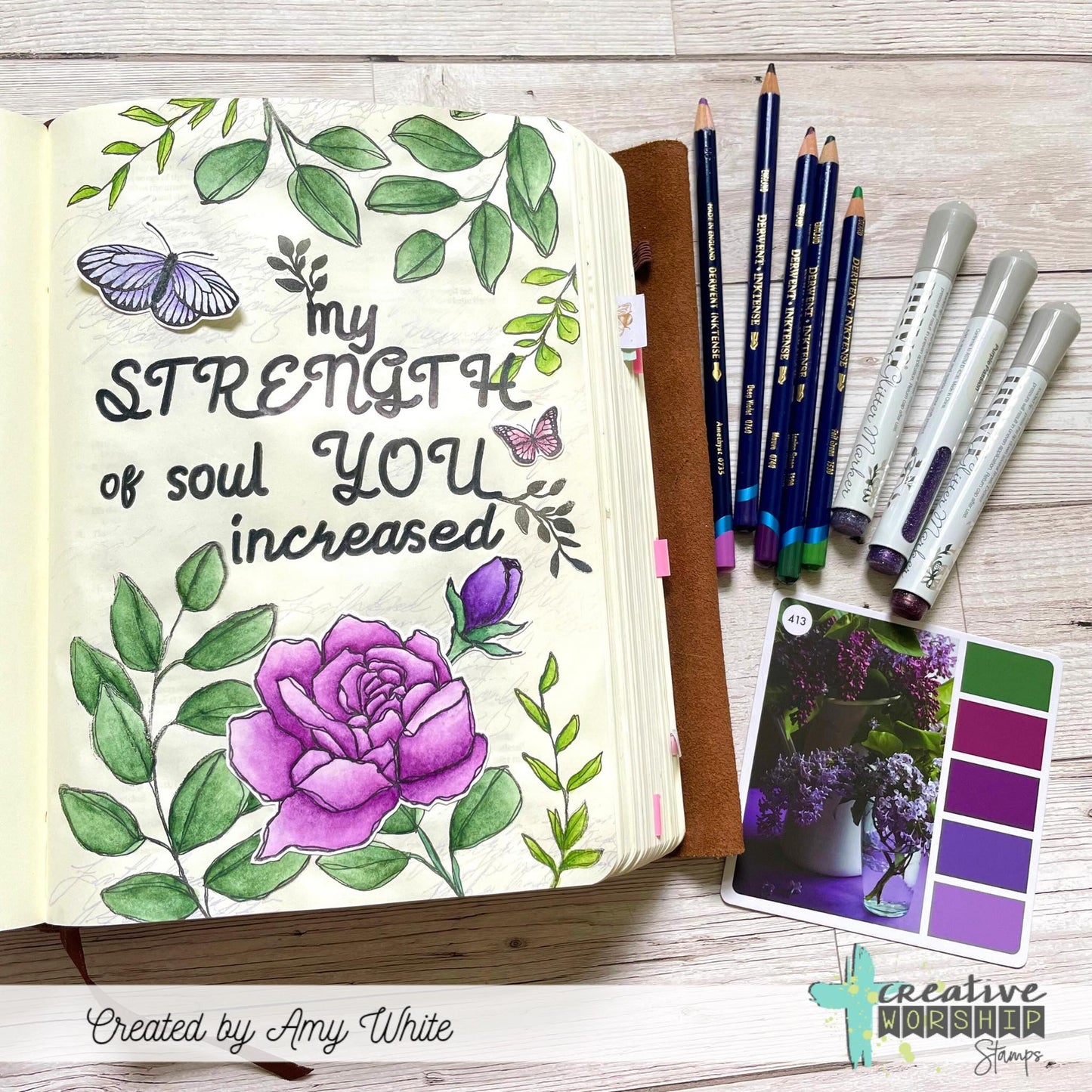 Print Script Caps Alpha Clear Stamp Set