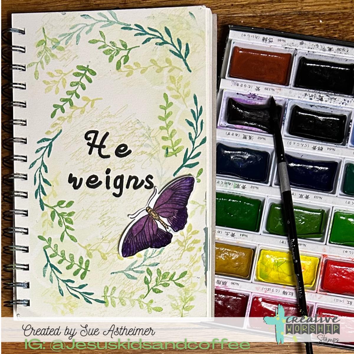 Print Script Caps Alpha Clear Stamp Set