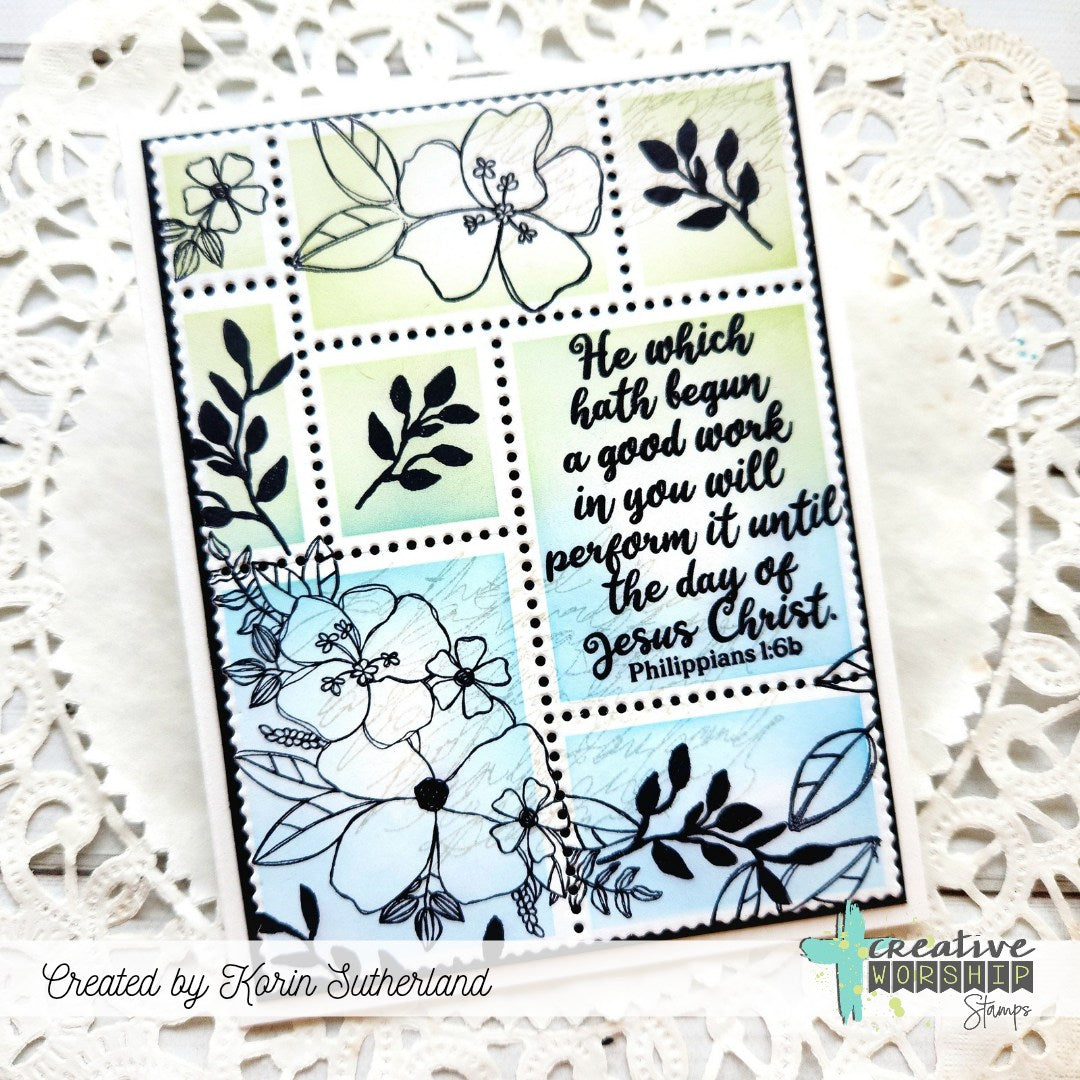 Bloom With Grace Clear Stamp Set