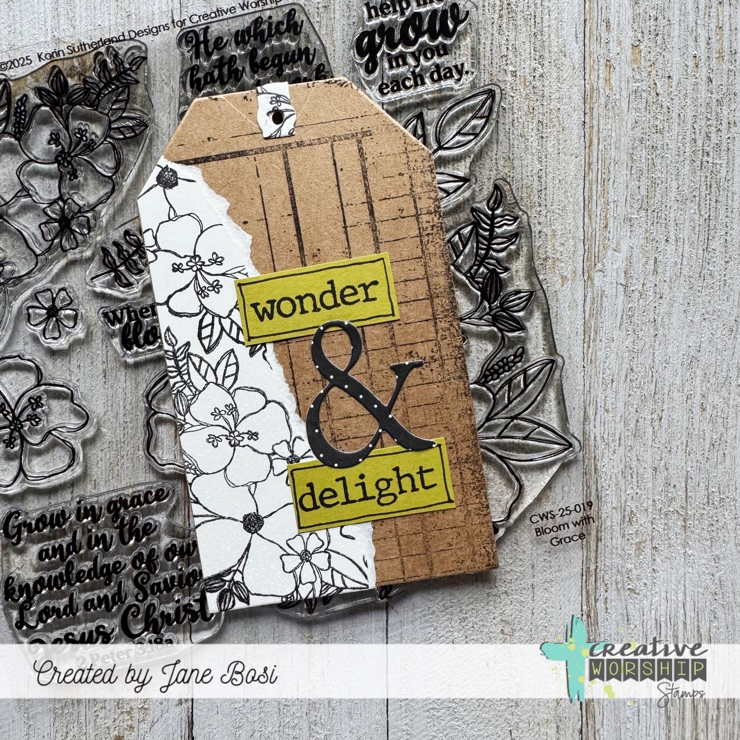Bloom With Grace Clear Stamp Set