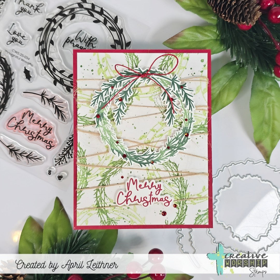 Thoughtful Wreaths Clear Stamp Set