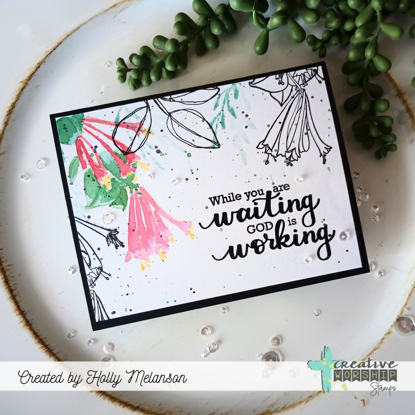 God is Already There Clear Stamp Set