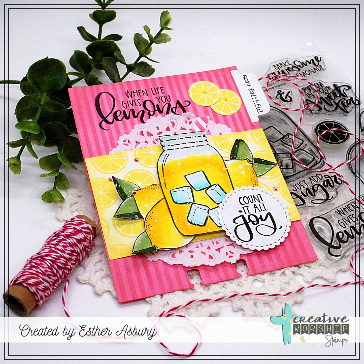 Background Builders: Stripes Clear Stamp Set