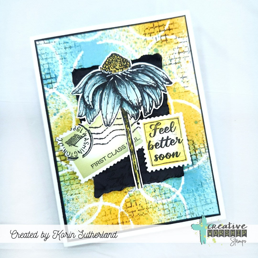 Postage Stamp Cover Plate Die Set