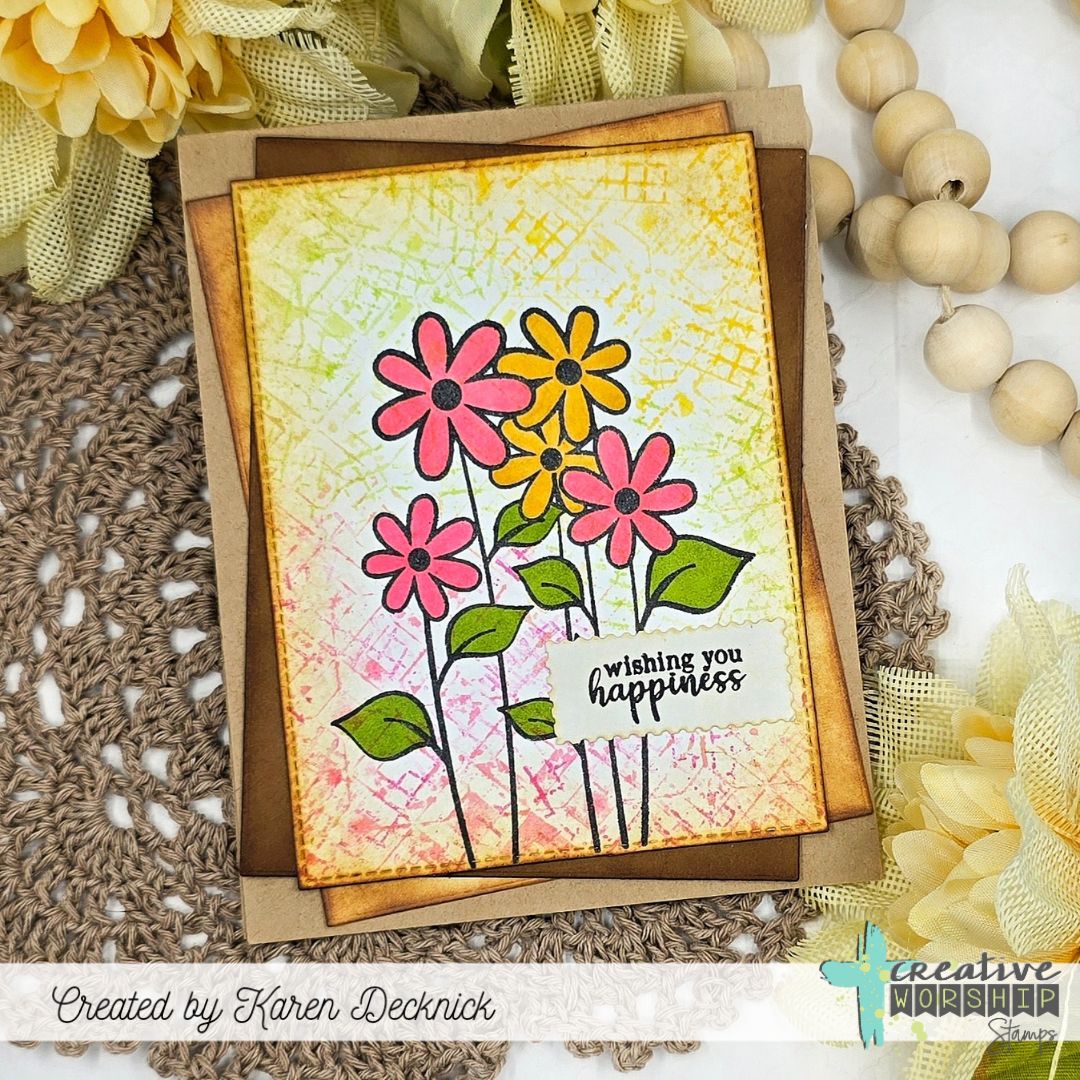 Happiness Blooms Clear Stamp Set