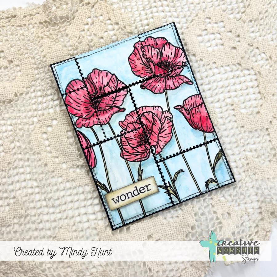 Poppy Field Clear Stamp Set