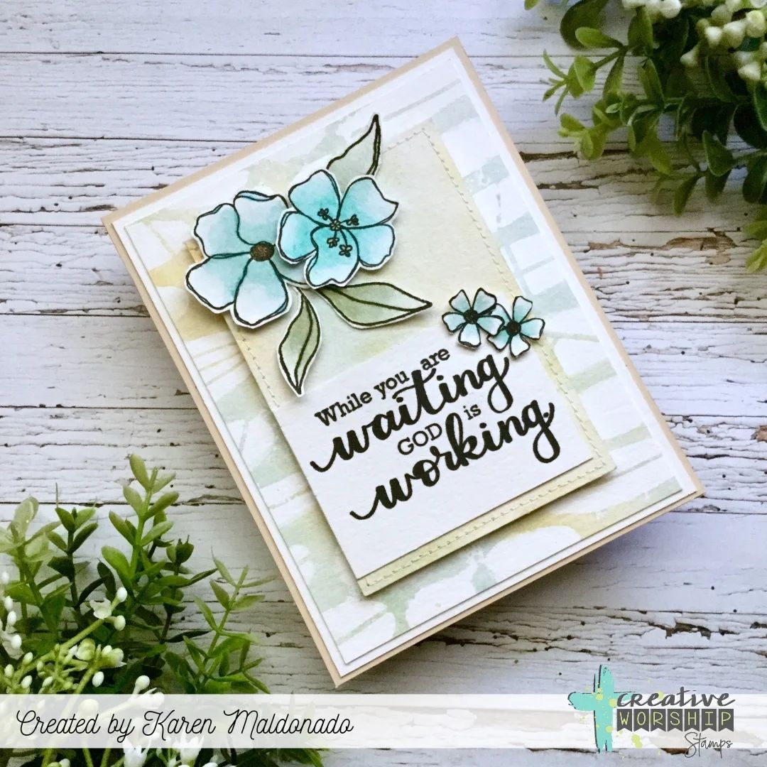 God is Already There Clear Stamp Set