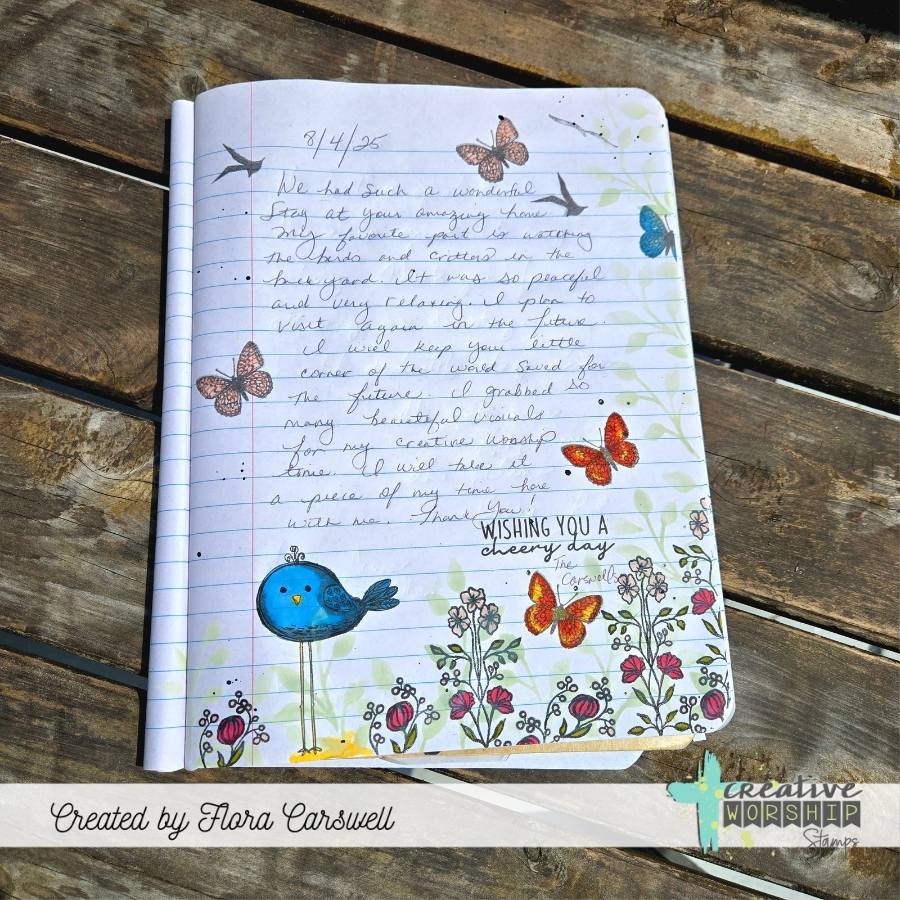 Cheery Birds & Buds Clear Stamp Set