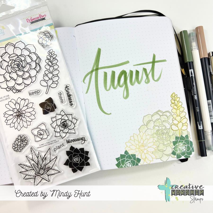 Succulents Clear Stamp Set