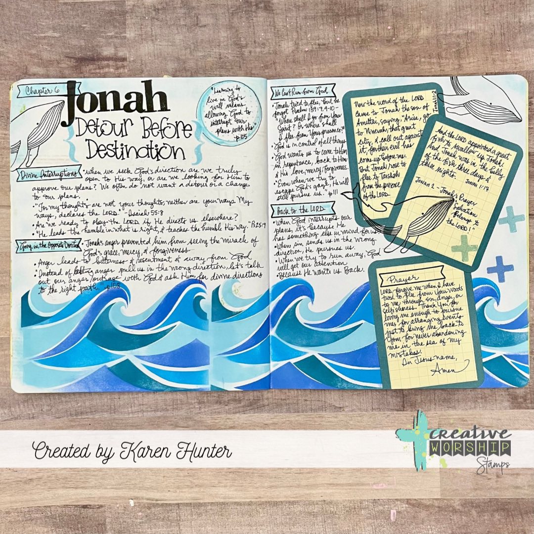 Waves Layering Stencil Set