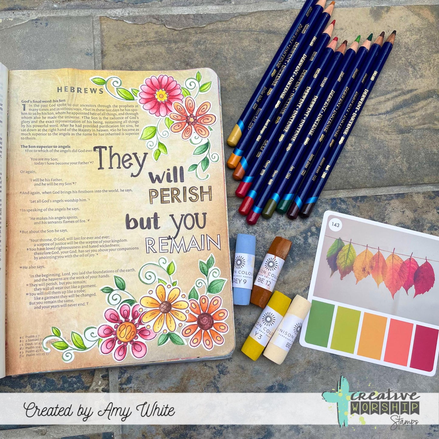 Doodle Florals Clear Stamp Set