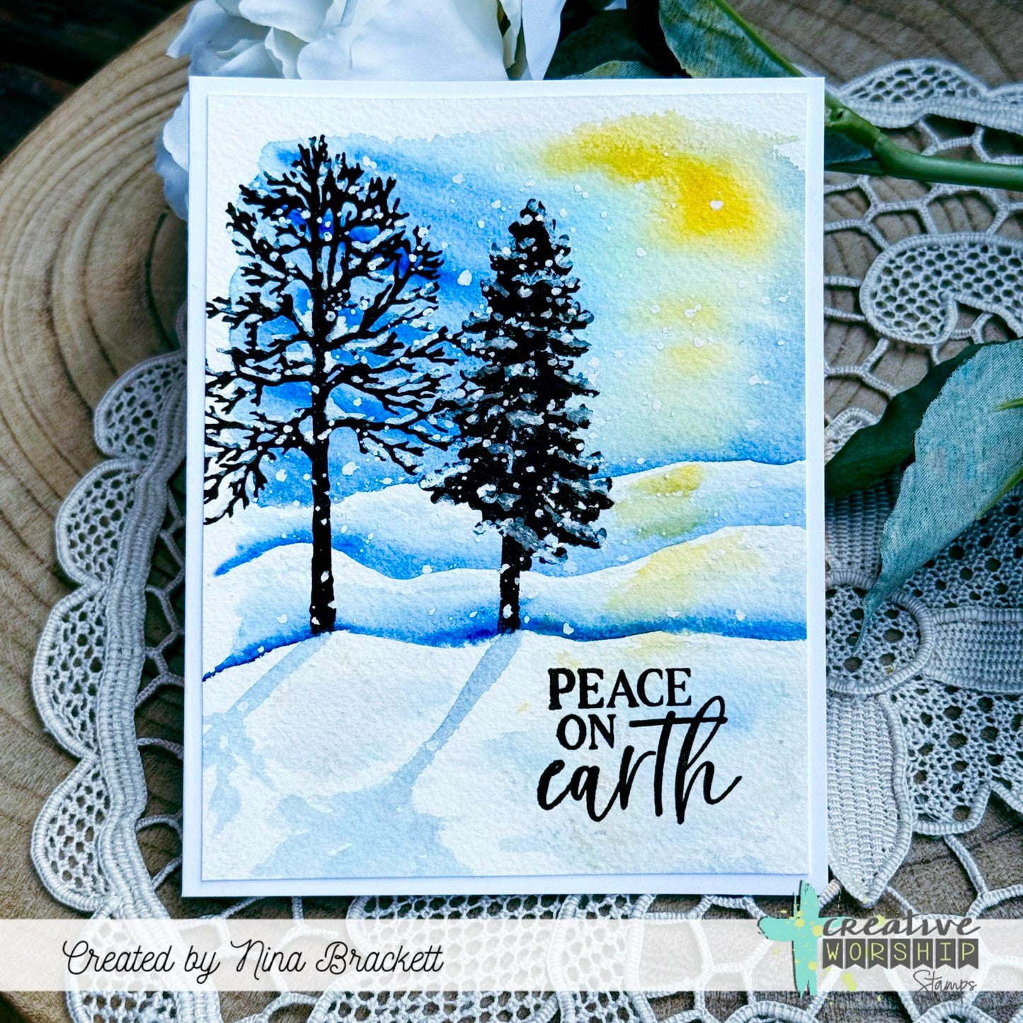Scene Silhouettes: Trees Clear Stamp Set