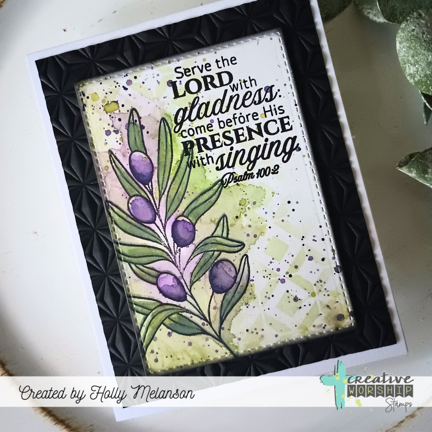 Serve the Lord Clear Stamp Set