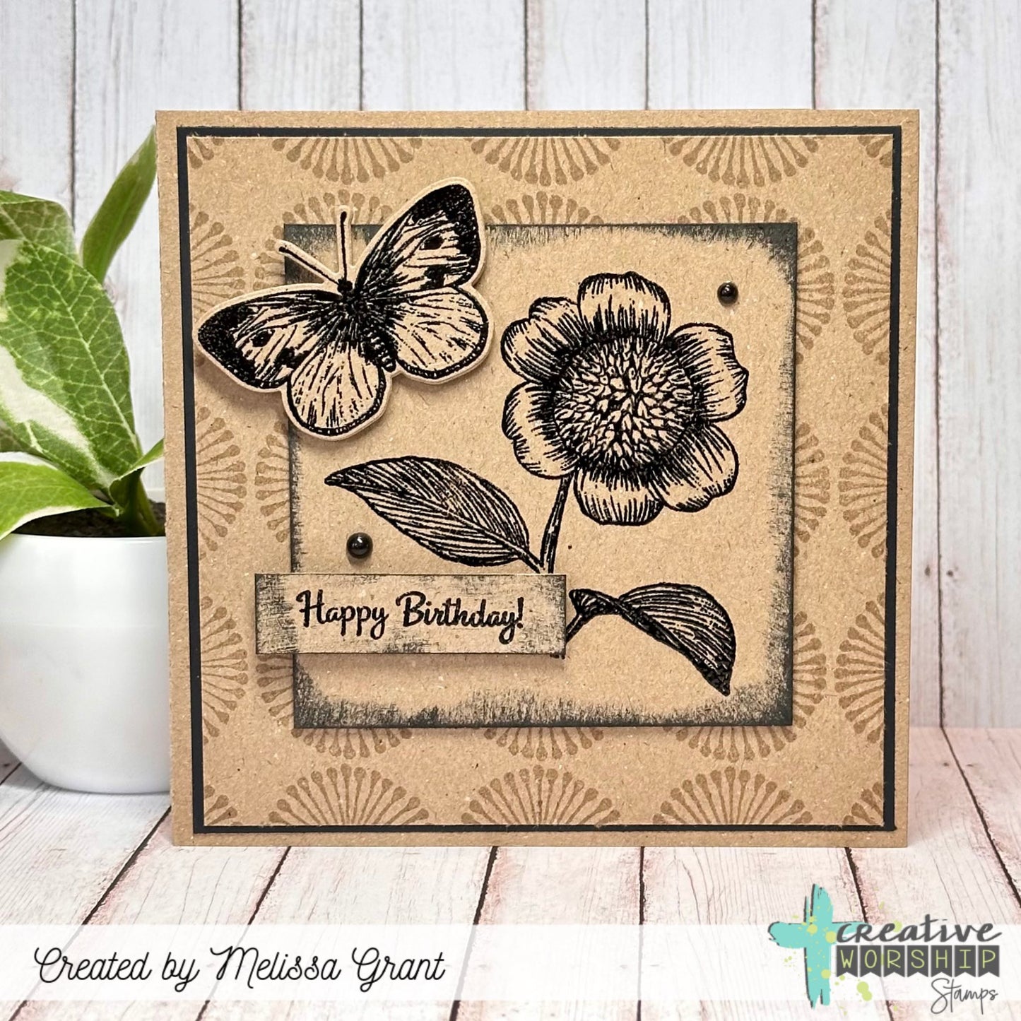 Vintage Floral Collection Clear Stamp Set