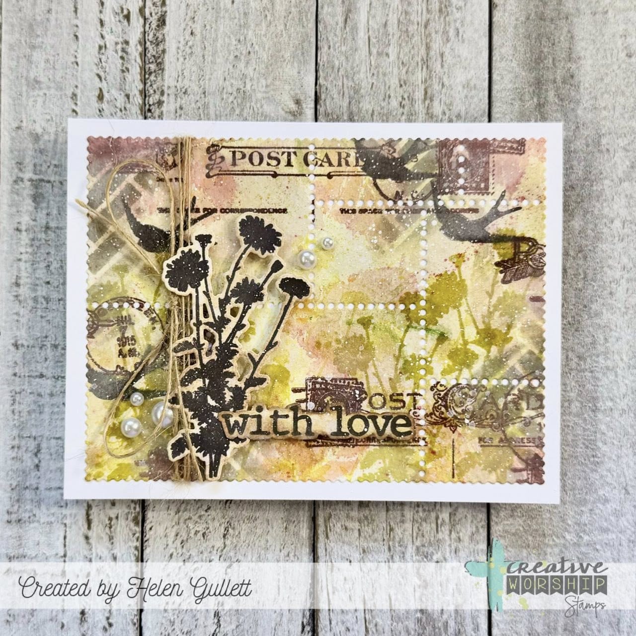 PREORDER Vintage Postcards Clear Stamp Set