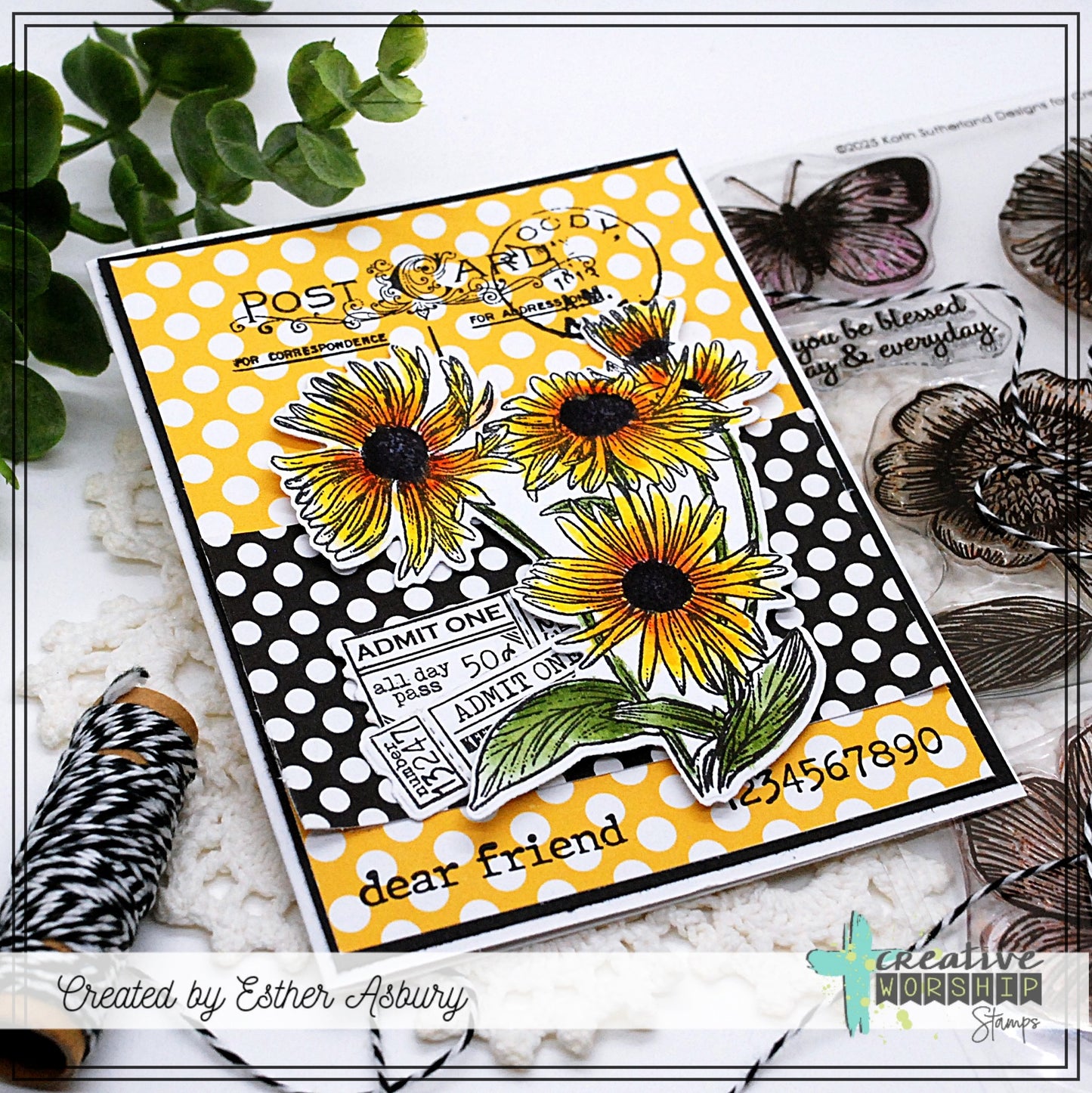 PREORDER Vintage Postcards Clear Stamp Set