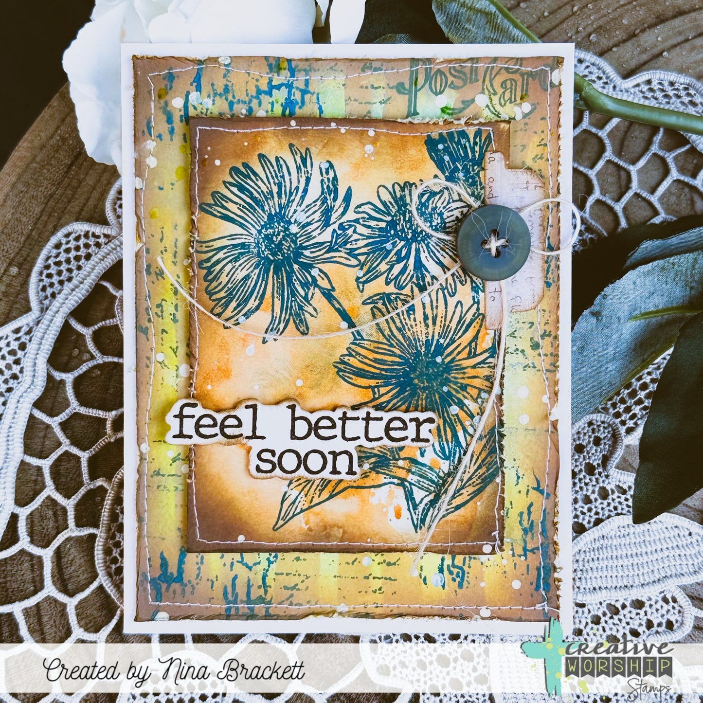 PREORDER Vintage Postcards Clear Stamp Set