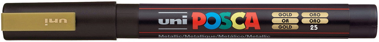 Uni Posca Paint Pen Marker Fine Bullet Tip 3M: Gold