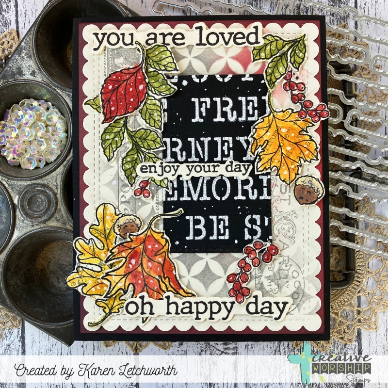Typed Thoughts Clear Stamp Set