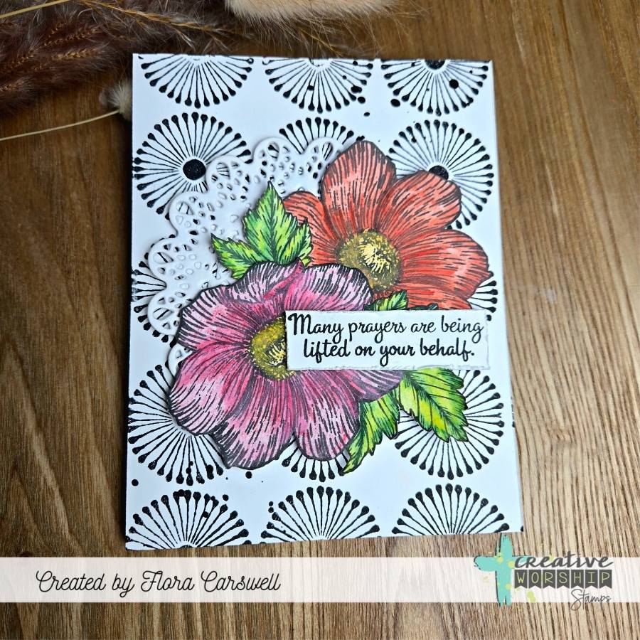 Vintage Floral Collection Clear Stamp Set