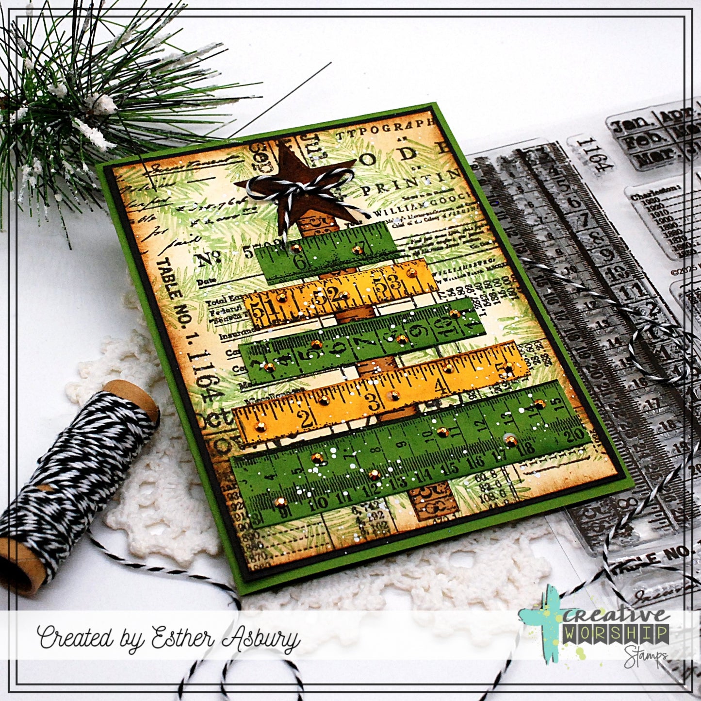 Vintage Snippets Clear Stamp Set
