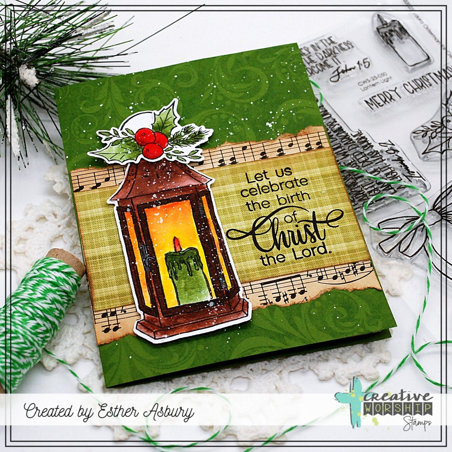 Lantern Light Clear Stamp Set