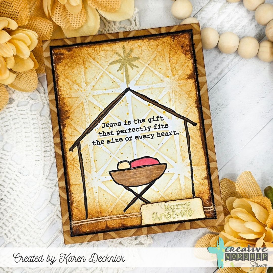 The First Christmas Clear Stamp Set