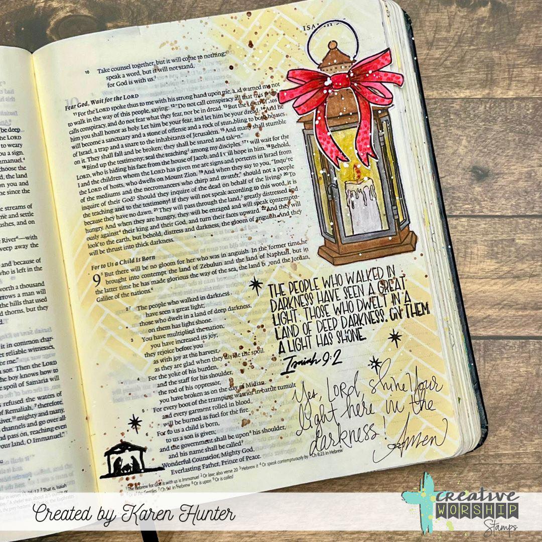Lantern Light Clear Stamp Set